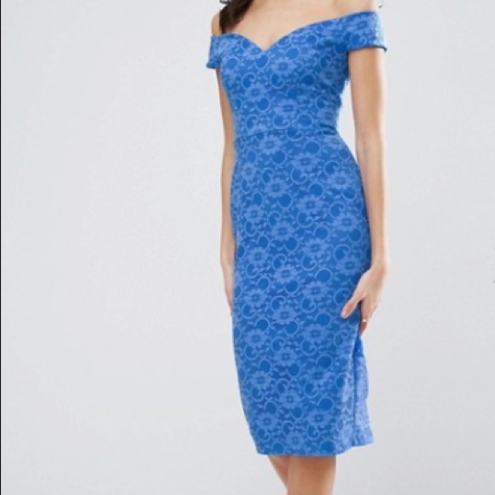 Beautiful blue lace dress
